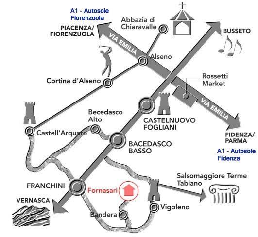 Casa Dell' Abbondanza B&B Agriturismo Vigoleno Eksteriør billede